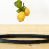 Portafrutta in marmo Nero Marquina serie Ipazia - Image 5
